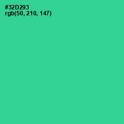 #32D293 - Shamrock Color Image