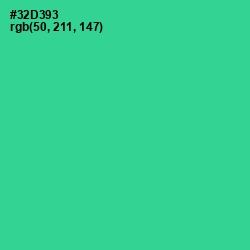 #32D393 - Shamrock Color Image