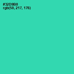 #32D9B0 - Puerto Rico Color Image