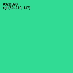 #32DB93 - Shamrock Color Image