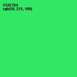 #32E764 - Malachite Color Image