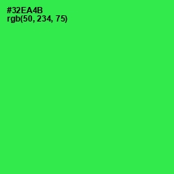 #32EA4B - Malachite Color Image