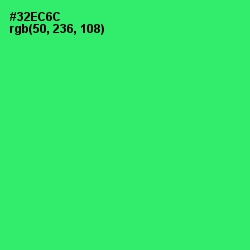 #32EC6C - Malachite Color Image