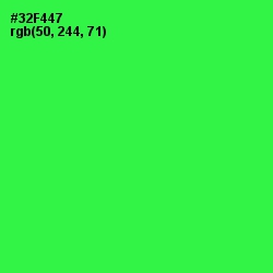 #32F447 - Malachite Color Image