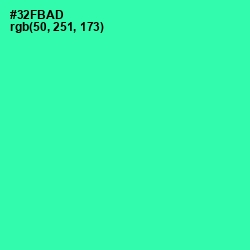 #32FBAD - Shamrock Color Image