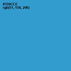 #339CCE - Curious Blue Color Image