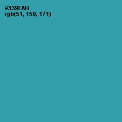 #339FAB - Boston Blue Color Image