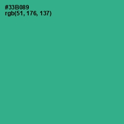 #33B089 - Jungle Green Color Image