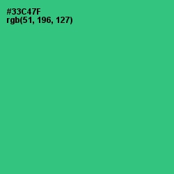 #33C47F - Malachite Color Image