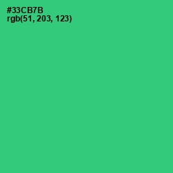 #33CB7B - Malachite Color Image