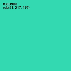 #33D9B0 - Puerto Rico Color Image