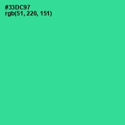 #33DC97 - Shamrock Color Image