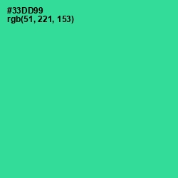 #33DD99 - Shamrock Color Image