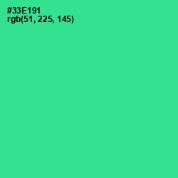 #33E191 - Shamrock Color Image