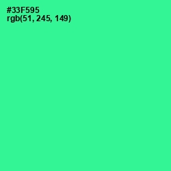 #33F595 - Shamrock Color Image