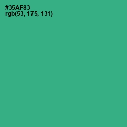 #35AF83 - Jungle Green Color Image