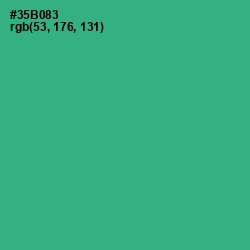 #35B083 - Jungle Green Color Image