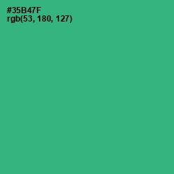 #35B47F - Eucalyptus Color Image