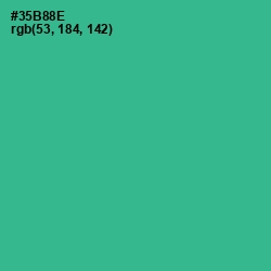 #35B88E - Keppel Color Image
