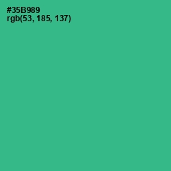 #35B989 - Jungle Green Color Image