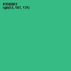 #35BB83 - Jungle Green Color Image