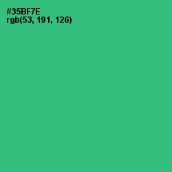#35BF7E - Jade Color Image