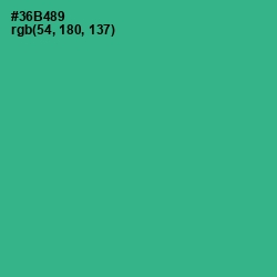 #36B489 - Jungle Green Color Image