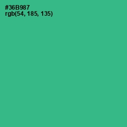 #36B987 - Jungle Green Color Image