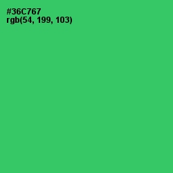 #36C767 - Malachite Color Image