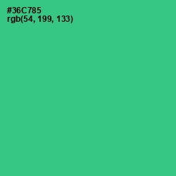 #36C785 - Shamrock Color Image