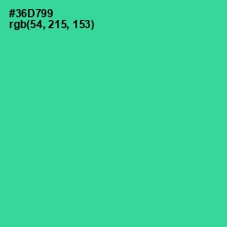 #36D799 - Shamrock Color Image