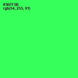 #36FF5B - Malachite Color Image
