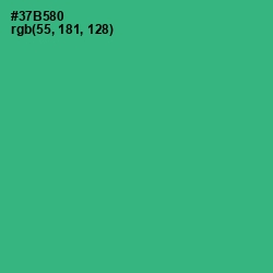 #37B580 - Jungle Green Color Image