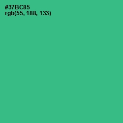 #37BC85 - Jungle Green Color Image