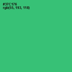 #37C176 - Malachite Color Image
