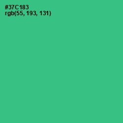 #37C183 - Shamrock Color Image