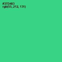 #37D483 - Shamrock Color Image