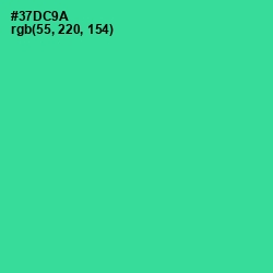 #37DC9A - Shamrock Color Image