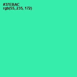 #37EBAC - Shamrock Color Image