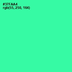 #37FAA4 - Shamrock Color Image