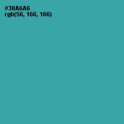 #38A6A6 - Pelorous Color Image