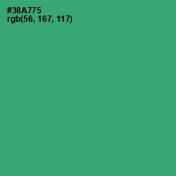 #38A775 - Sea Green Color Image