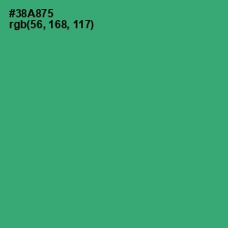 #38A875 - Sea Green Color Image
