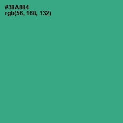 #38A884 - Jungle Green Color Image