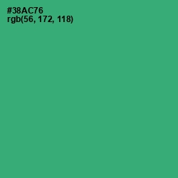 #38AC76 - Sea Green Color Image