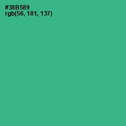 #38B589 - Jungle Green Color Image