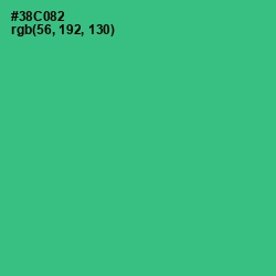 #38C082 - Shamrock Color Image