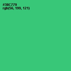 #38C779 - Malachite Color Image