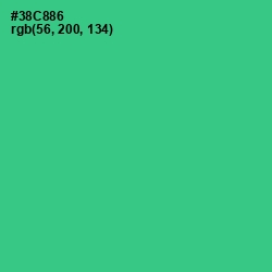 #38C886 - Shamrock Color Image