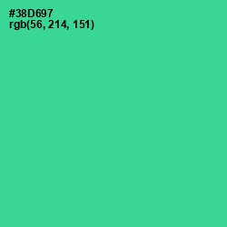 #38D697 - Shamrock Color Image